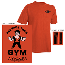 Average Tim's Gym t-shirt