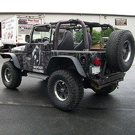 Bigfoot Crossing jeep