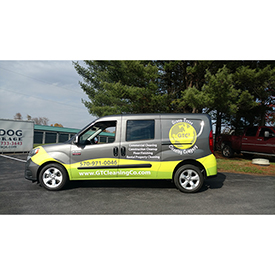 Green Trees Cleaning Company minivan