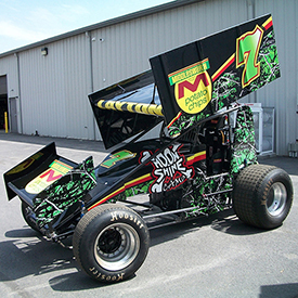 Moonshine Camo Sprint Car