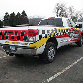 Aubrey Alexander Toyota truck