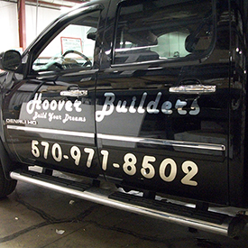 Hoover Builders truck