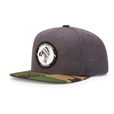 6 Panel Wool Snapback Hat by Richardson Cap