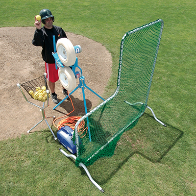 Jugs L-Shaped Pitcher's Protective Screen